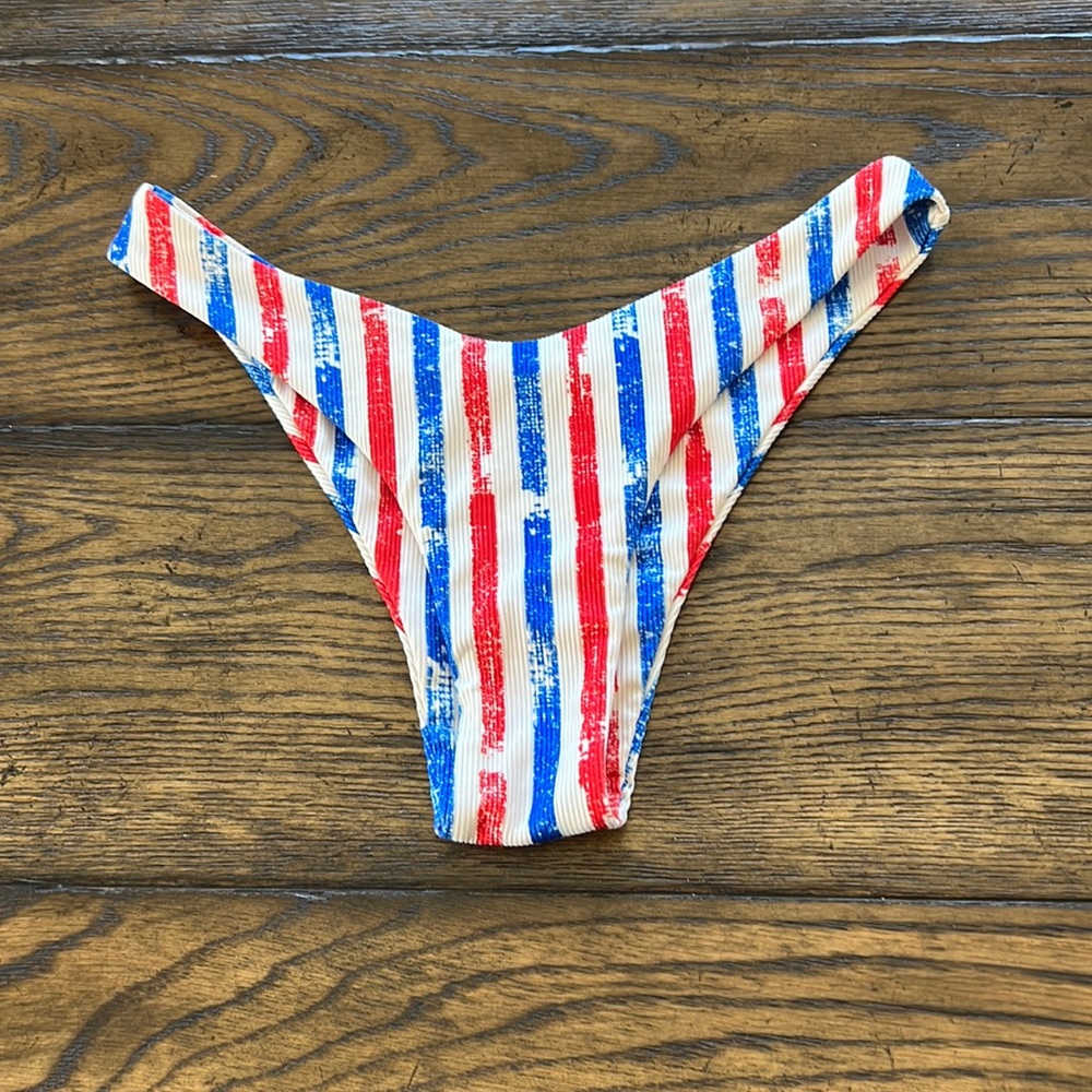 High waisted, cheeky, bikini bottoms
